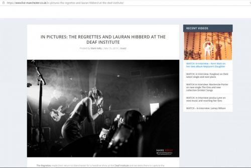 The Regrettes and Lauran Hibbert live at the Deaf Institute featured on Live-Manchester
