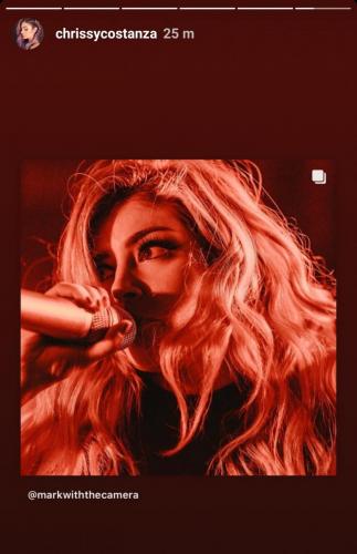 Against The Current live at Manchester Academy featured on lead singer Chrissy Costanza's Instagram page