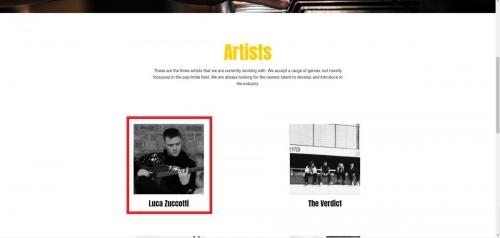 Luca Zuccotti on the Hope Valley Records website